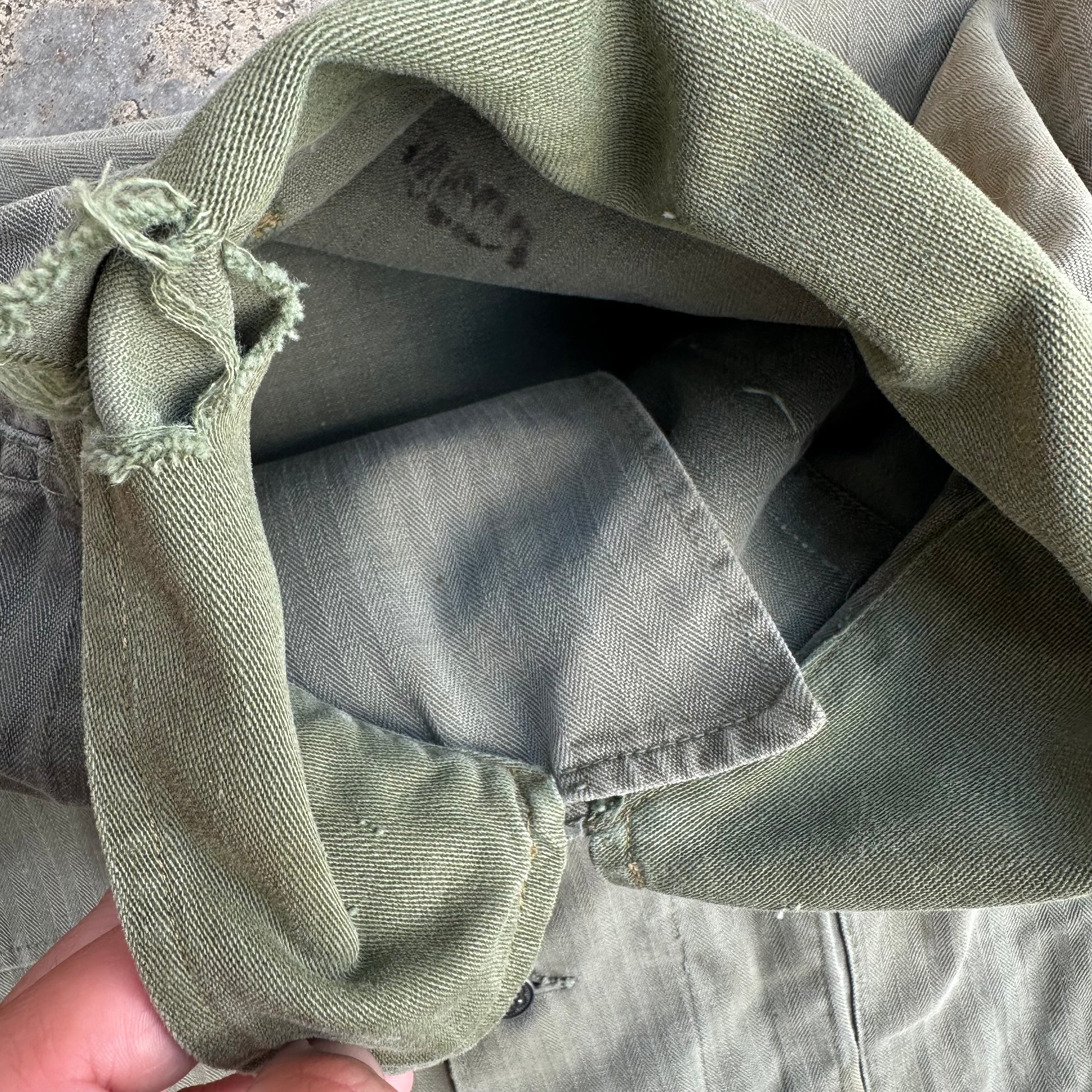 1940’s WWII M-43 HBT Jacket 25.5” Chest