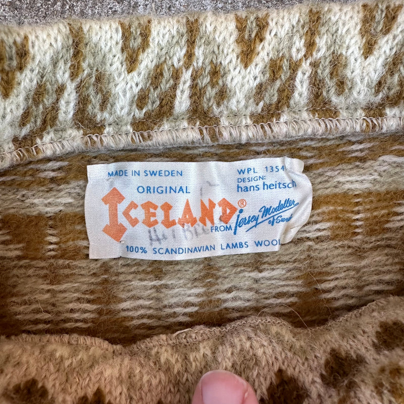 1970’s Iceland Jersey Modeller Lambswool Sweater