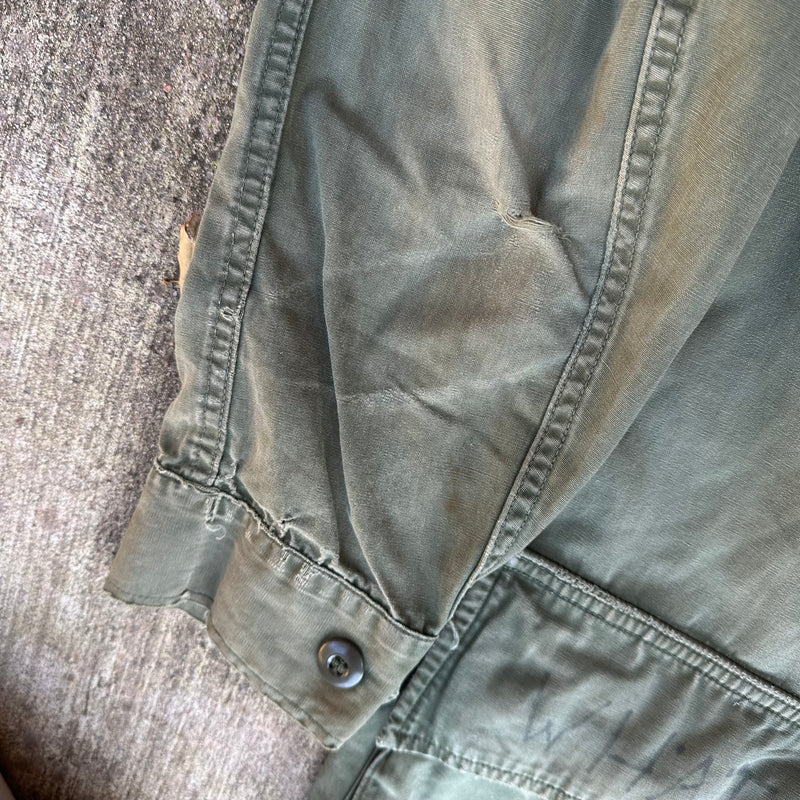 1960’s Painted Poplin Jungle Jacket 22” Chest