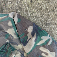 1970’s USMC Stenciled ERDL Camo Jungle Jacket Small Regular