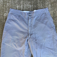 1960’s Tuf Nut Double Button Grey Cotton Work Pants 32” Waist