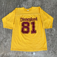1970’s Disneyland Flock Print Jersey T-Shirt Large