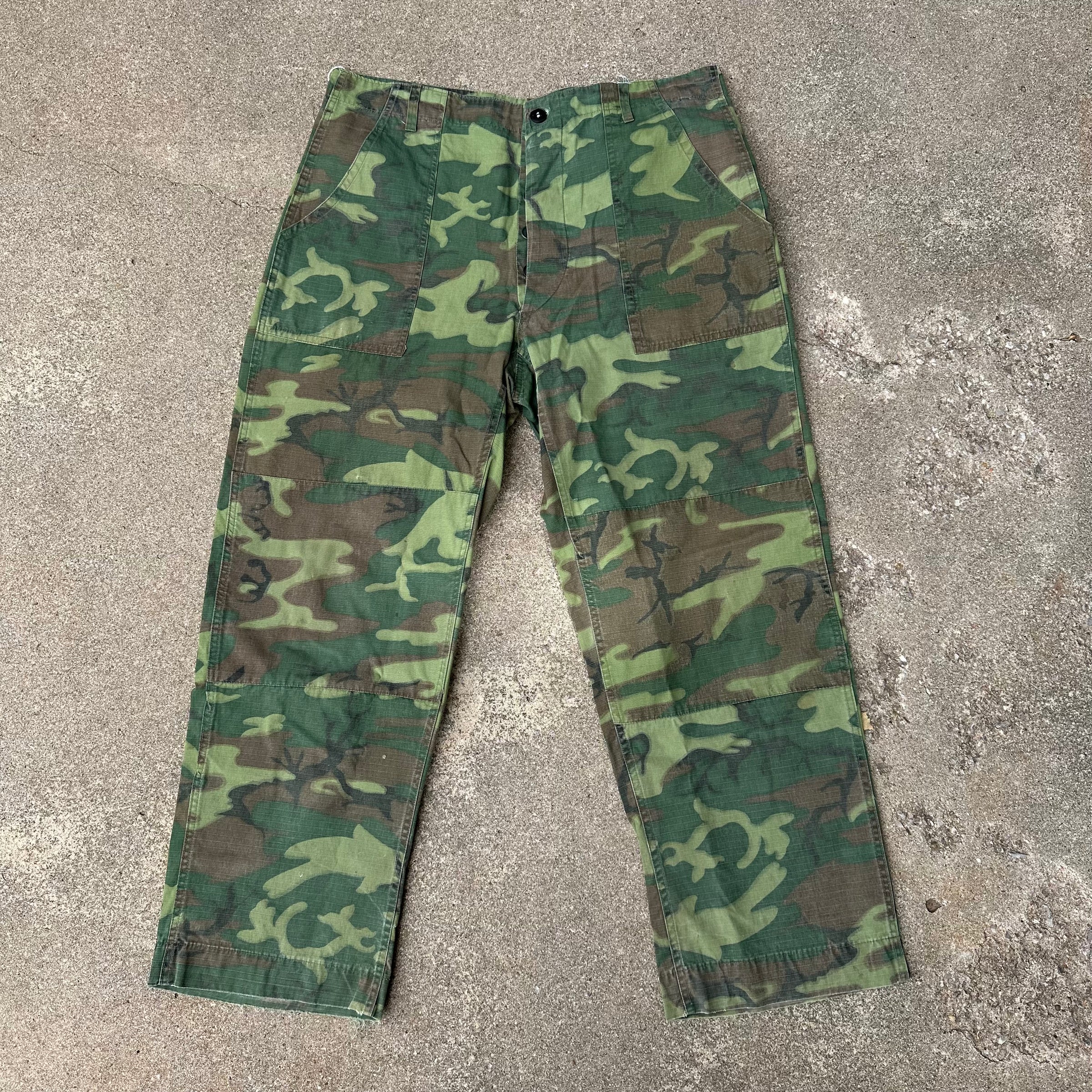 1960’s Vietnam War ARVN ERDL Ripstop Fatigue Pants 36” Waist