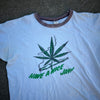 1960’s Have a Nice Jay Weed Ringer T-Shirt Large
