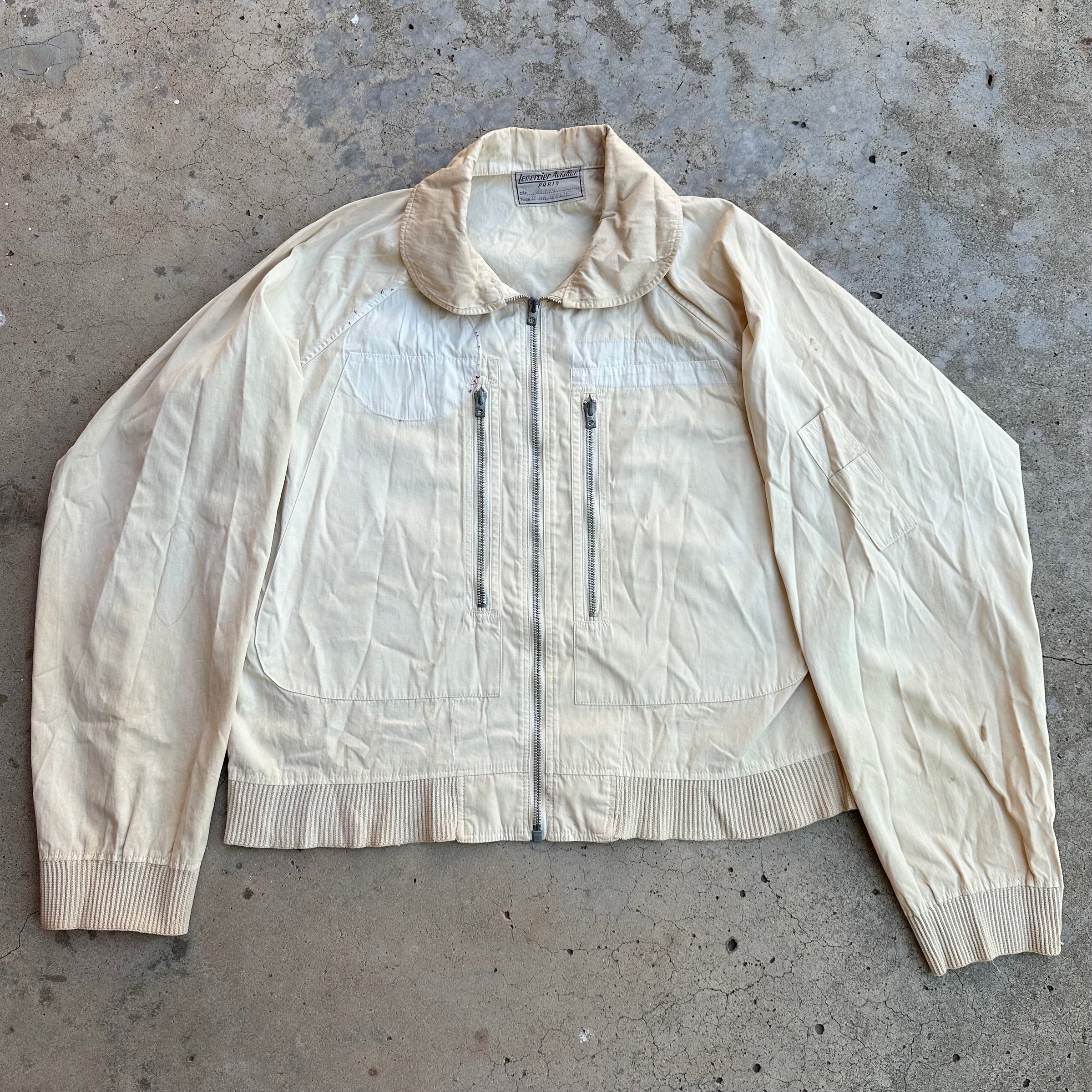 1950’s French Air Force Lightweight Flight Jacket 22.5” Chest