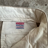 1950’s Reeves Army Twill Cotton Khaki Work Pants 29” Waist