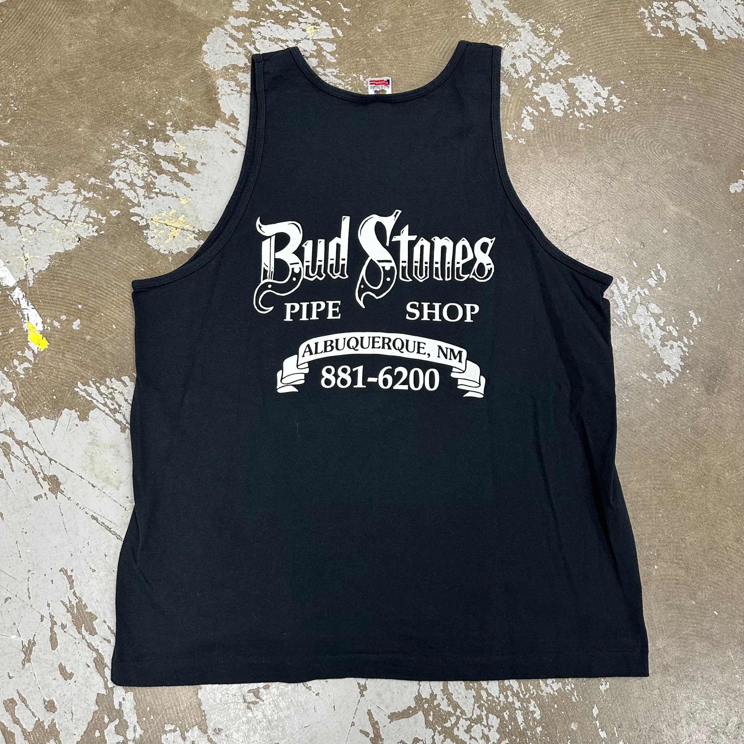 1990’s Bud Stones Pipe Shop Tank Top T-Shirt XL