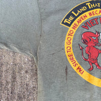 1970’s Vietnam War Devil Souvenir T-Shirt Small