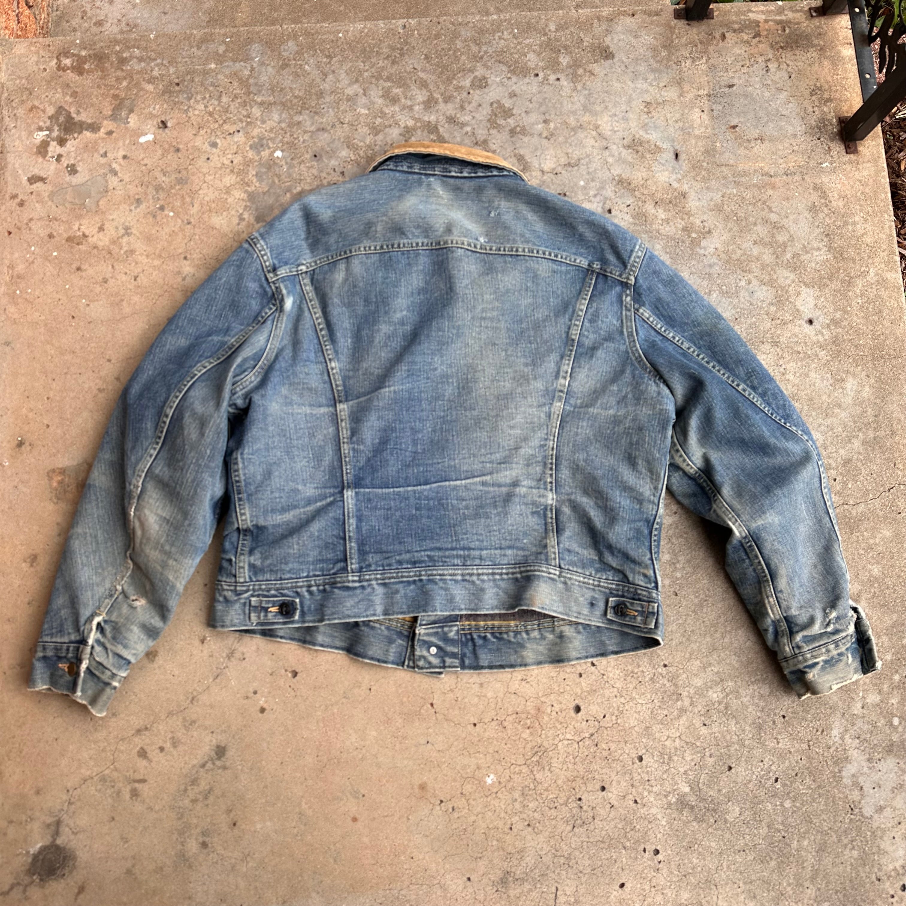 1960's/70's Lee Storm Rider 101LJ Denim Jacket Size 48 Reg