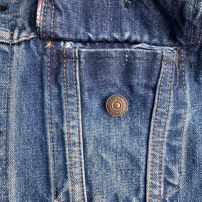 Late 60’s Levi’s Big E 557 Denim Jacket 22” Chest