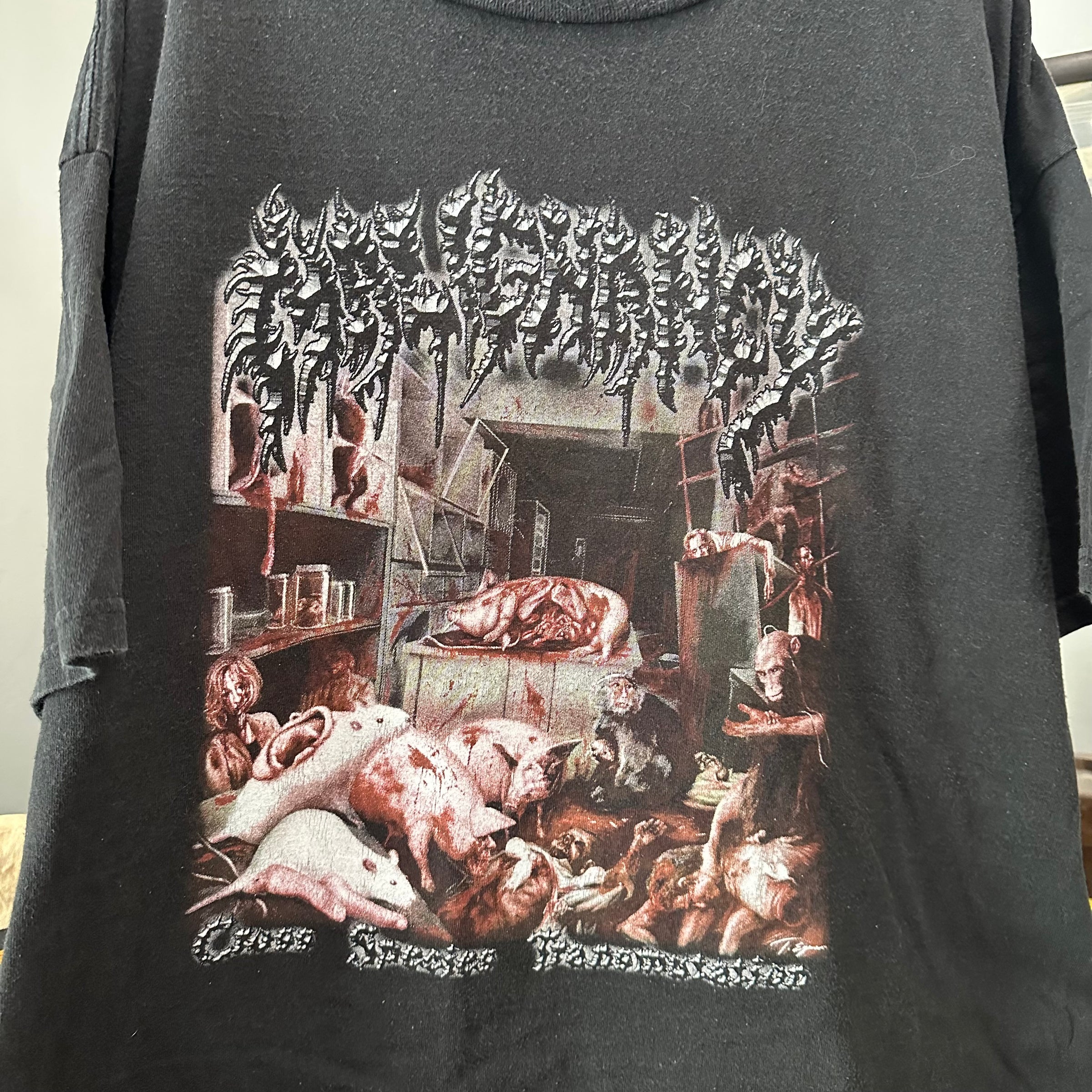 2003 Malignancy Cross Species Transmutation EP T-Shirt XL