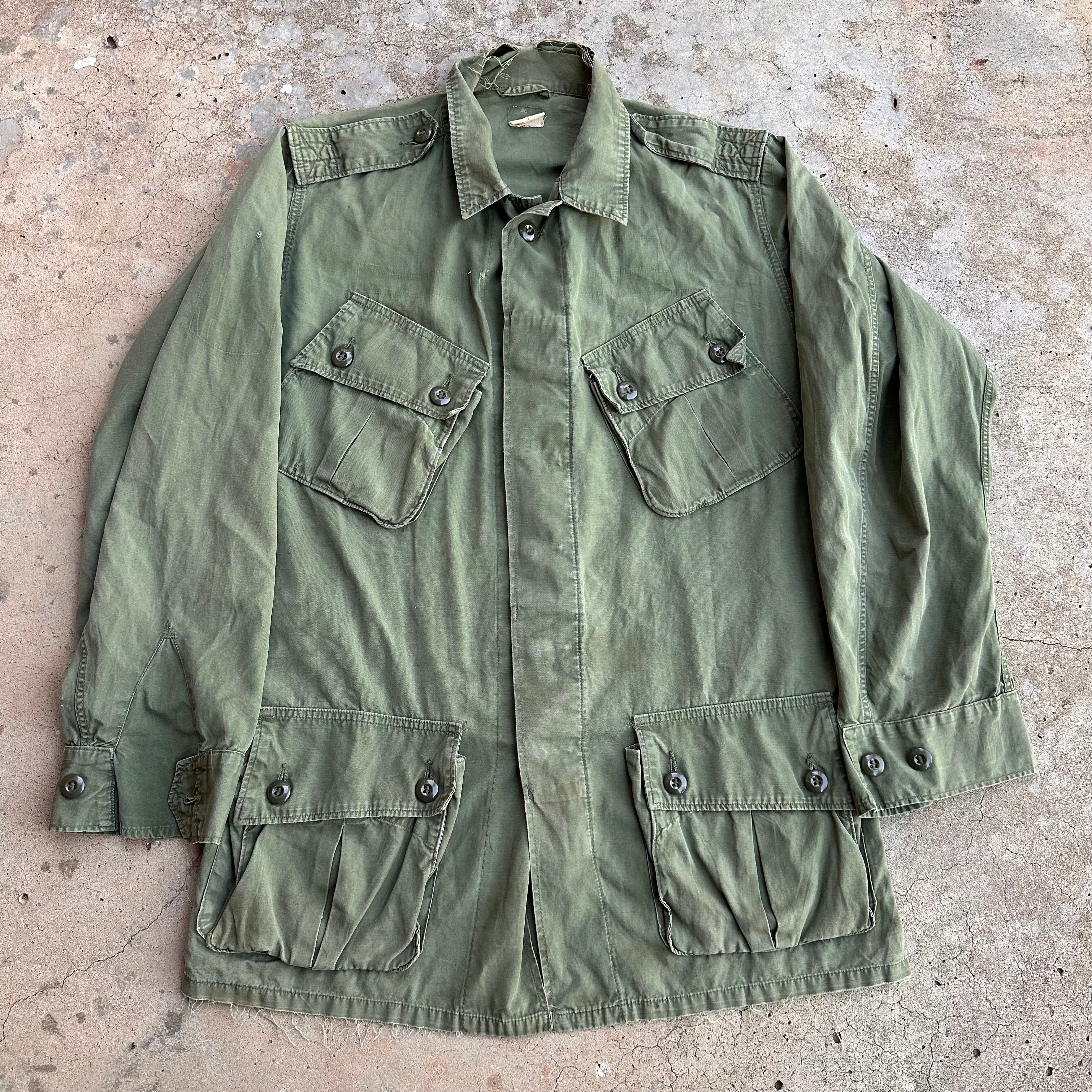 1960's Vietnam War US Army First Pattern Jungle Jacket Small