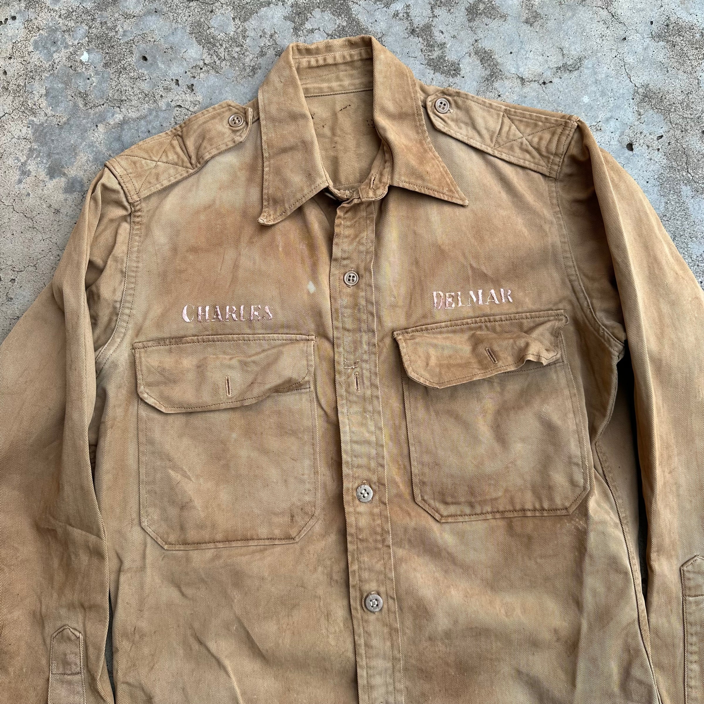1940’s Khaki Military Souvenir Shirt
