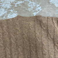1990’s Burberry’s Wool Cable Knit Sweater Large