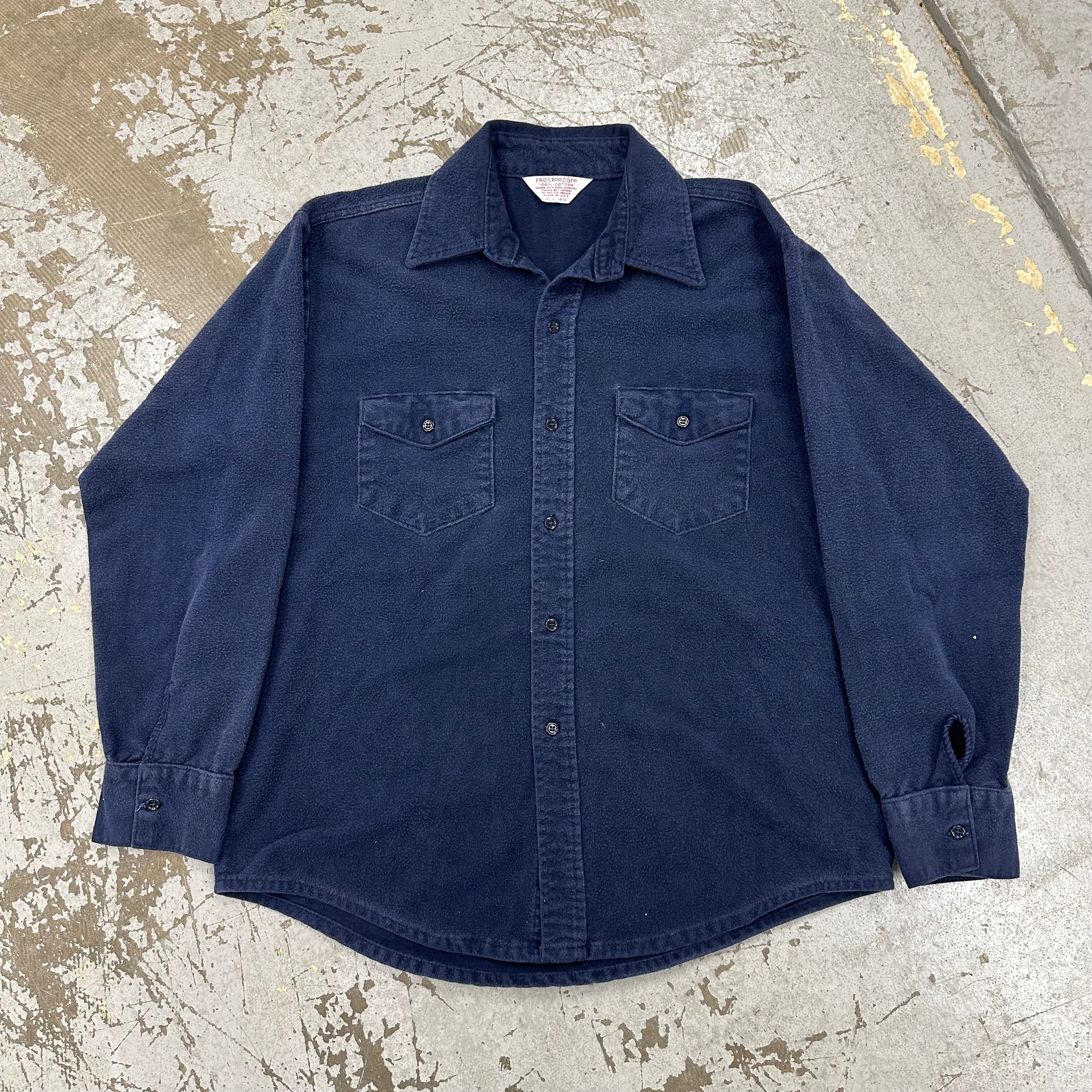 1970’s Frostproof Chamois Cotton Flannel Shirt Large