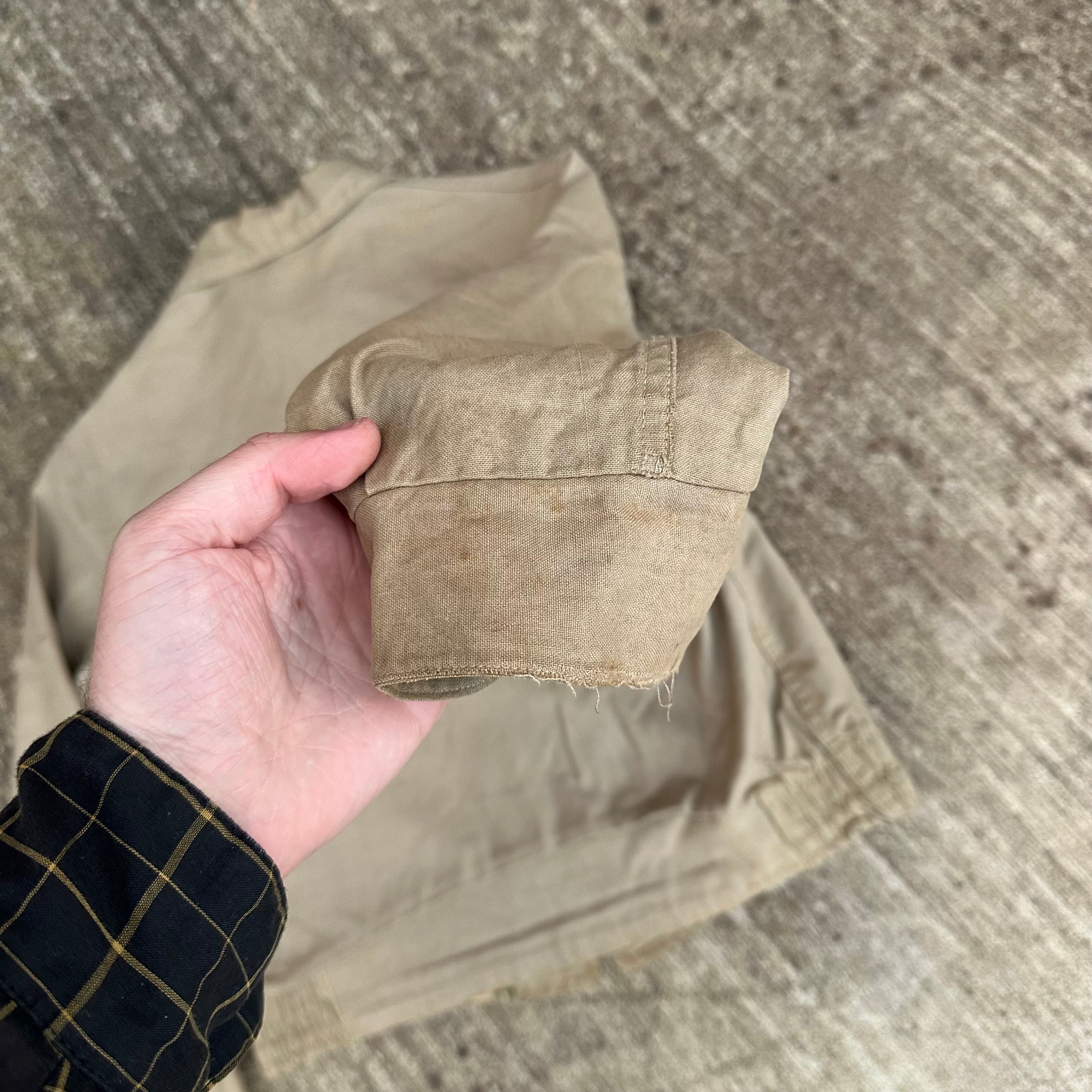 1940’s/50’s Montgomery Ward Cotton Flannel Lined Jacket