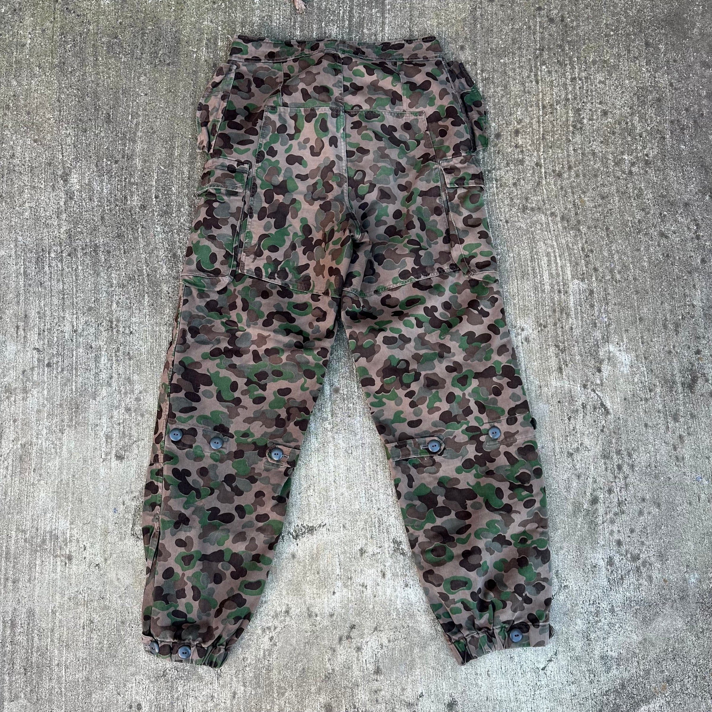 1970’s Austrian Pea Dot Camo Field Trousers 32” Waist