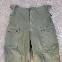 1960’s Dutch Military Fatigue Pants 31” Waist