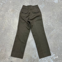 1940’s WWII Era Whipcord Dress Pants 30” Waist
