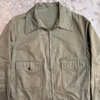 1940’s Cotton Mechanics Jacket Large