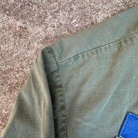 1970’s Vietnam War Civil Air Patrol Patched Ripstop Jungle Jacket Medium Short