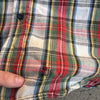 1980’s Five Brother Plaid Cotton Flannel Shirt Large