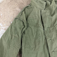 1960’s Vietnam War Patched 1st Cavalry Ripstop Jungle Jacket with CIB Small Short