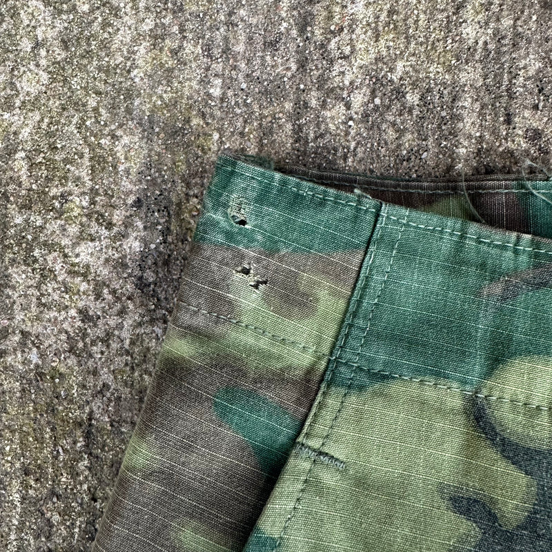 1960’s ERDL Camo Jungle Pants Named to Marine Colonel Medium Long