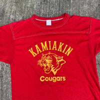 1980’s Kamiakin Cougars Jersey Style T-Shirt Small