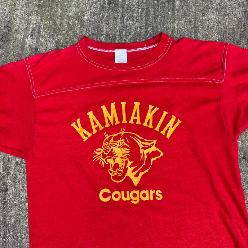 1980’s Kamiakin Cougars Jersey Style T-Shirt Small