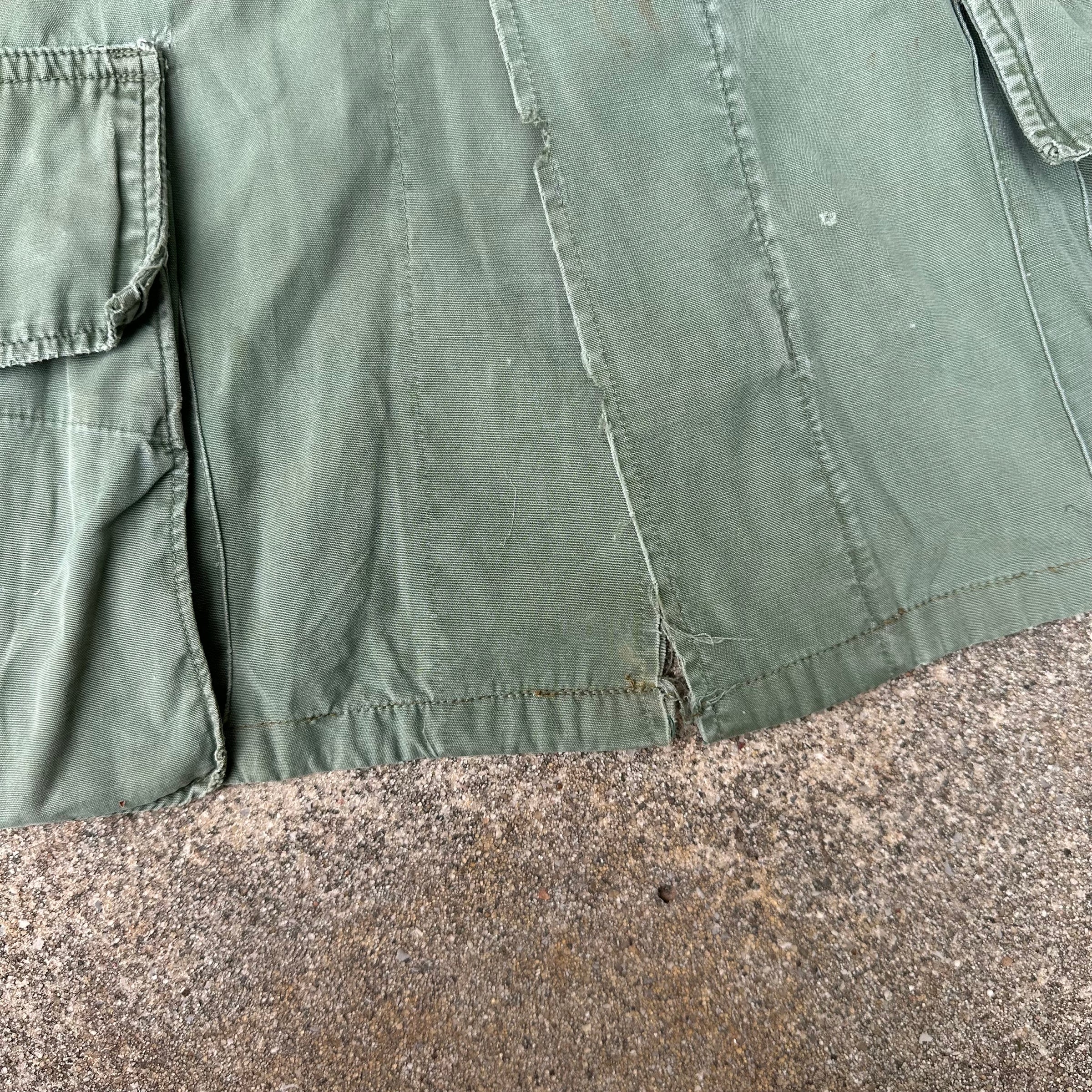 1960’s Vietnam War Second Pattern Poplin Jungle Jacket Large Regular