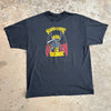 1980’s Hardcore Bad to the Bone Grim Reaper T-Shirt Large