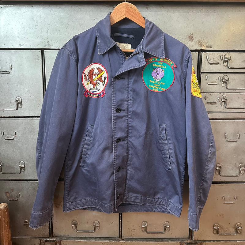1970’s Patched USN Utility Jacket Size 38
