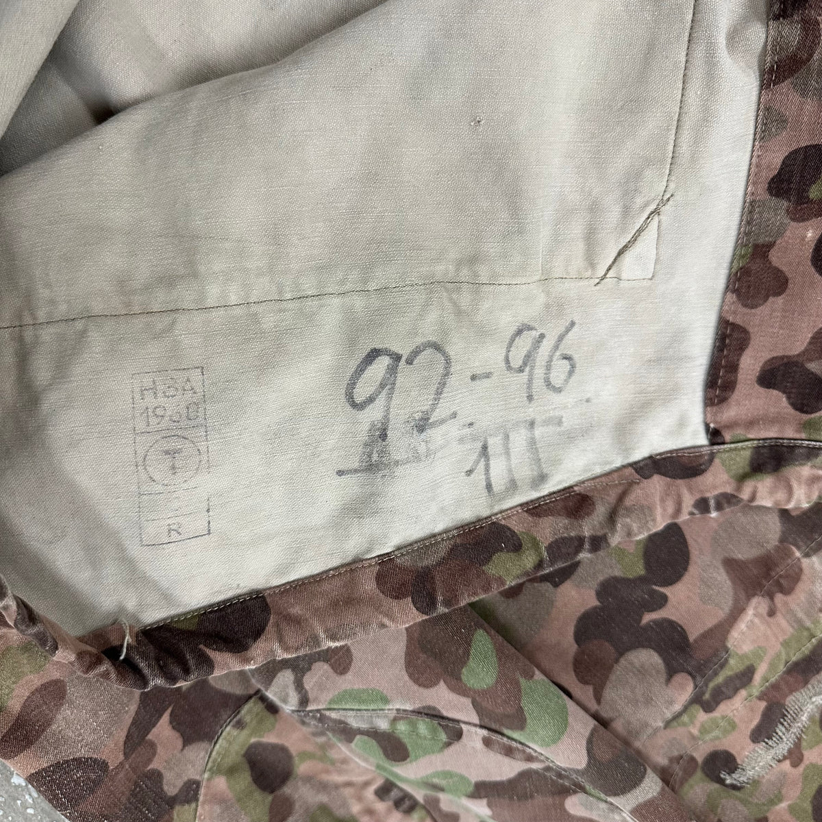 1960’s Austrian Pea Dot Camo Parka Medium