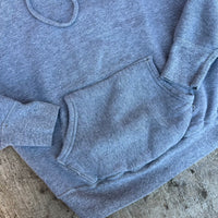 1950’s Heather Gray Hooded Sweatshirt Small