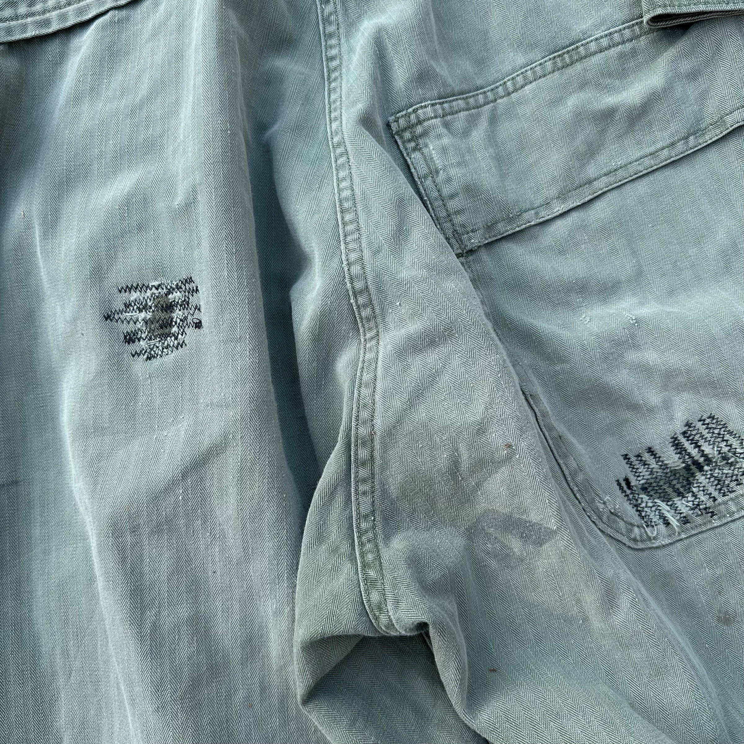 1940’s/50’s USAF Patched HBT Coveralls Small