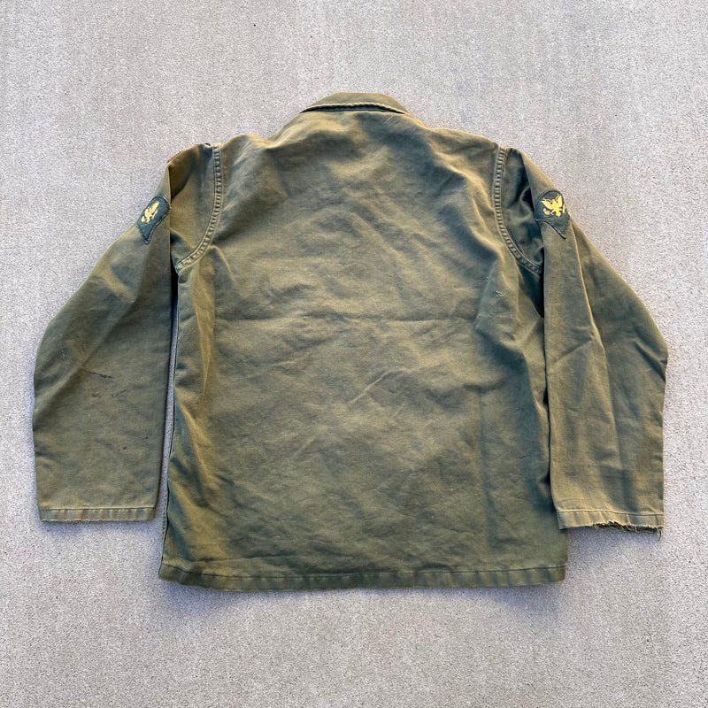 1960’s US Army 82nd Airborne Patched Fatigue Shirt