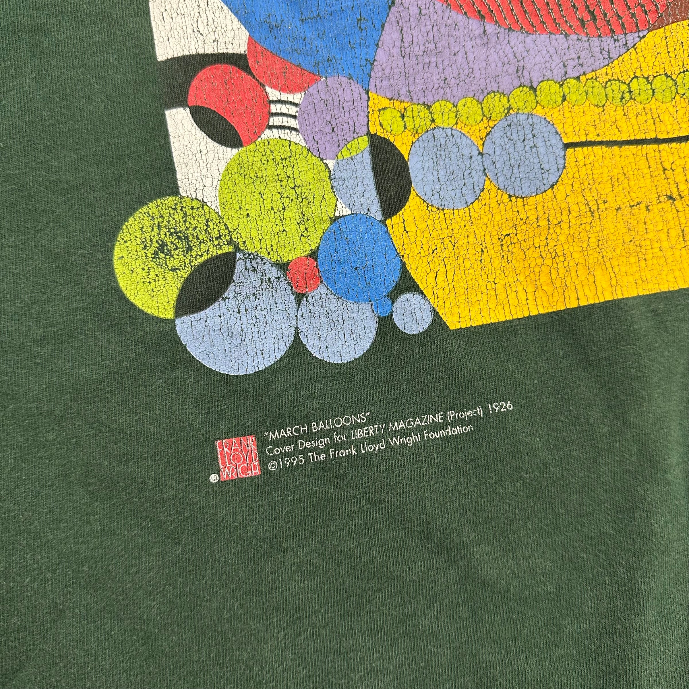 1990’s Frank Lloyd Wright March Balloons T-Shirt XL