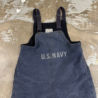 1940’s WWII USN Blue Deck Overalls Size Medium