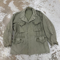 1940’s WWII Thrashed M-43 Field Jacket Size 42L