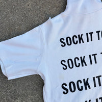 1960’s Sock it to Me Cotton Turtleneck T-Shirt Small