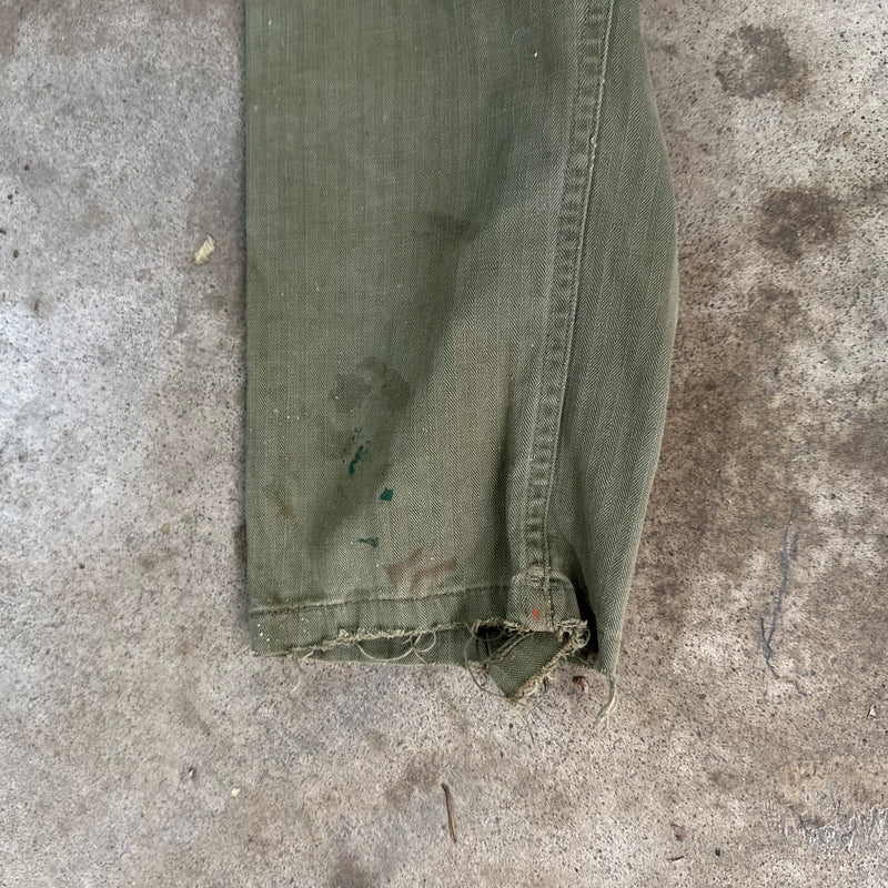 1940’s/50’s Thrashed US Army M-47 HBT Shirt Medium