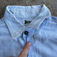 1940’s/50’s Sears Sanforized Chambray Work Shirt Medium