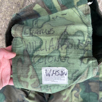 1960’s ERDL Camo Jungle Pants Named to Marine Colonel Medium Long
