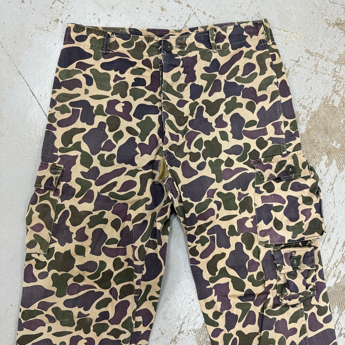 1960’s Vietnam War CISO-made Beo Gam Camo Pants 33” Waist