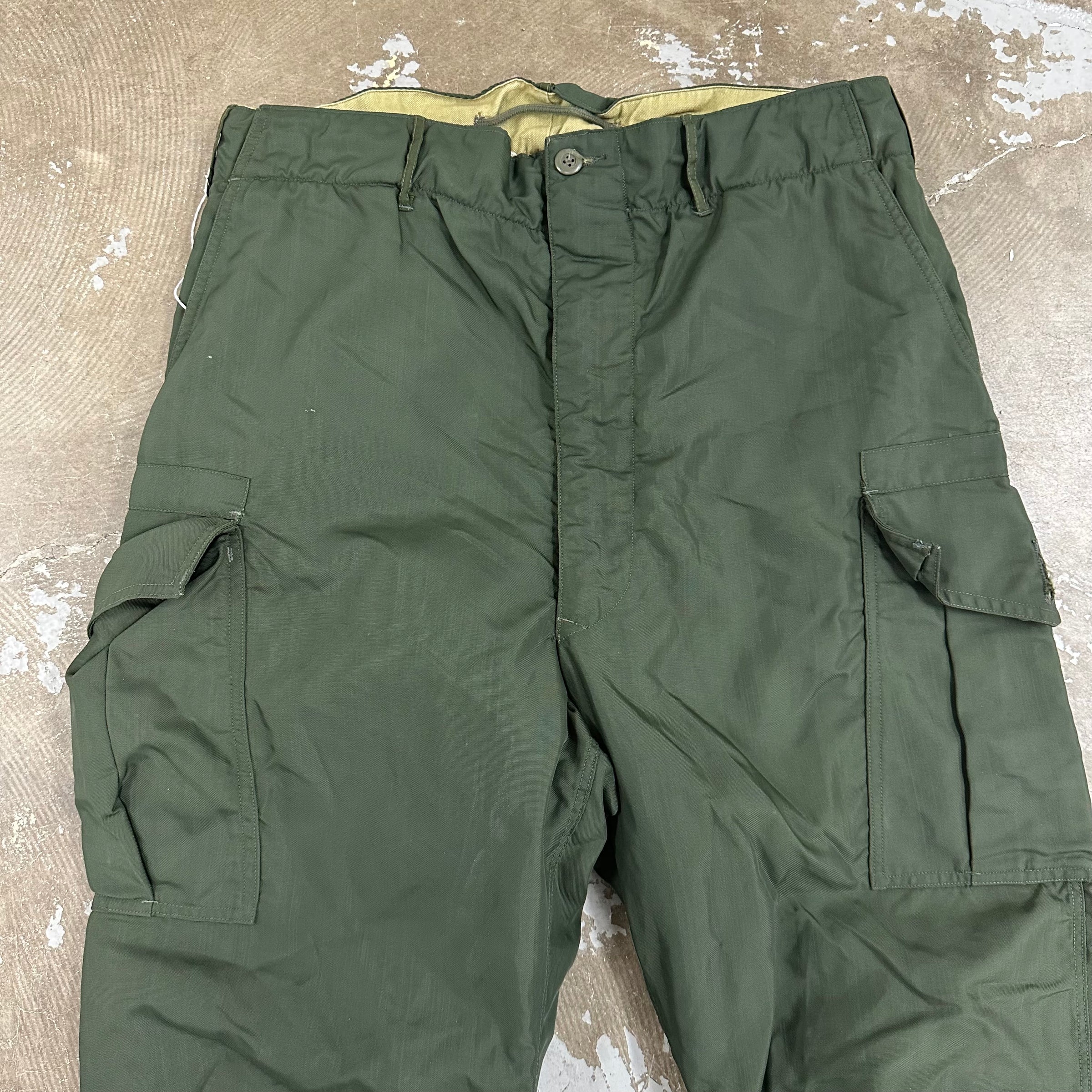 1950’s Canadian Army Experimental X-51 Nylon Trousers Size 8