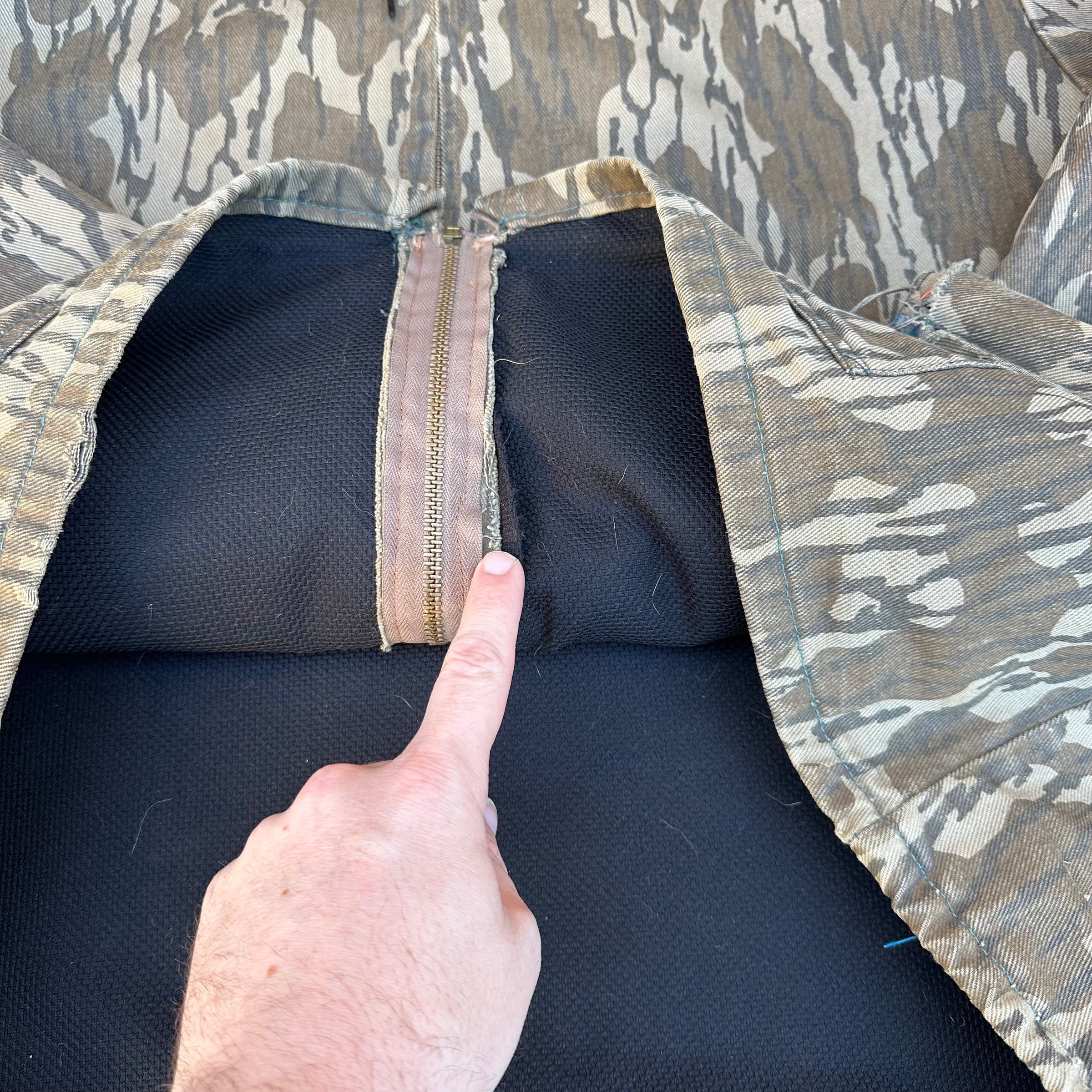 1980’s/90’s Key Imperial Mossy Oak Camo Hooded Work Jacket XL