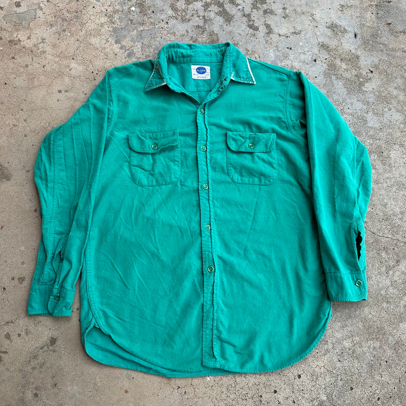 1950’s Pilgrim Cotton Flannel Shirt Medium 22” Chest