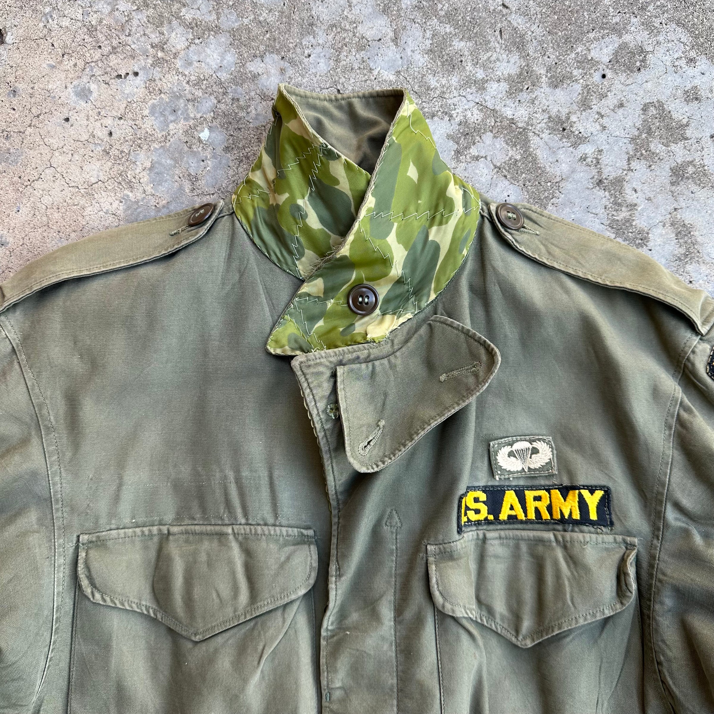 1940’s WWII 101st Airborne Parachute Lined M-43 Field Jacket 38R
