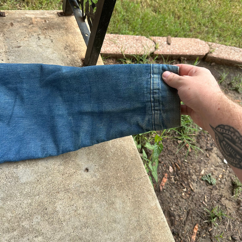 1970’s Blue Bell Blanket Lined Denim Chore Coat Large
